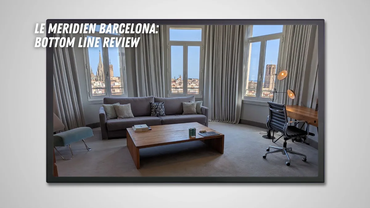 Le Meridien Barcelona stay uses 85,000 free night certificates