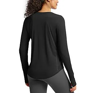 Women's workout tee available at discounted price