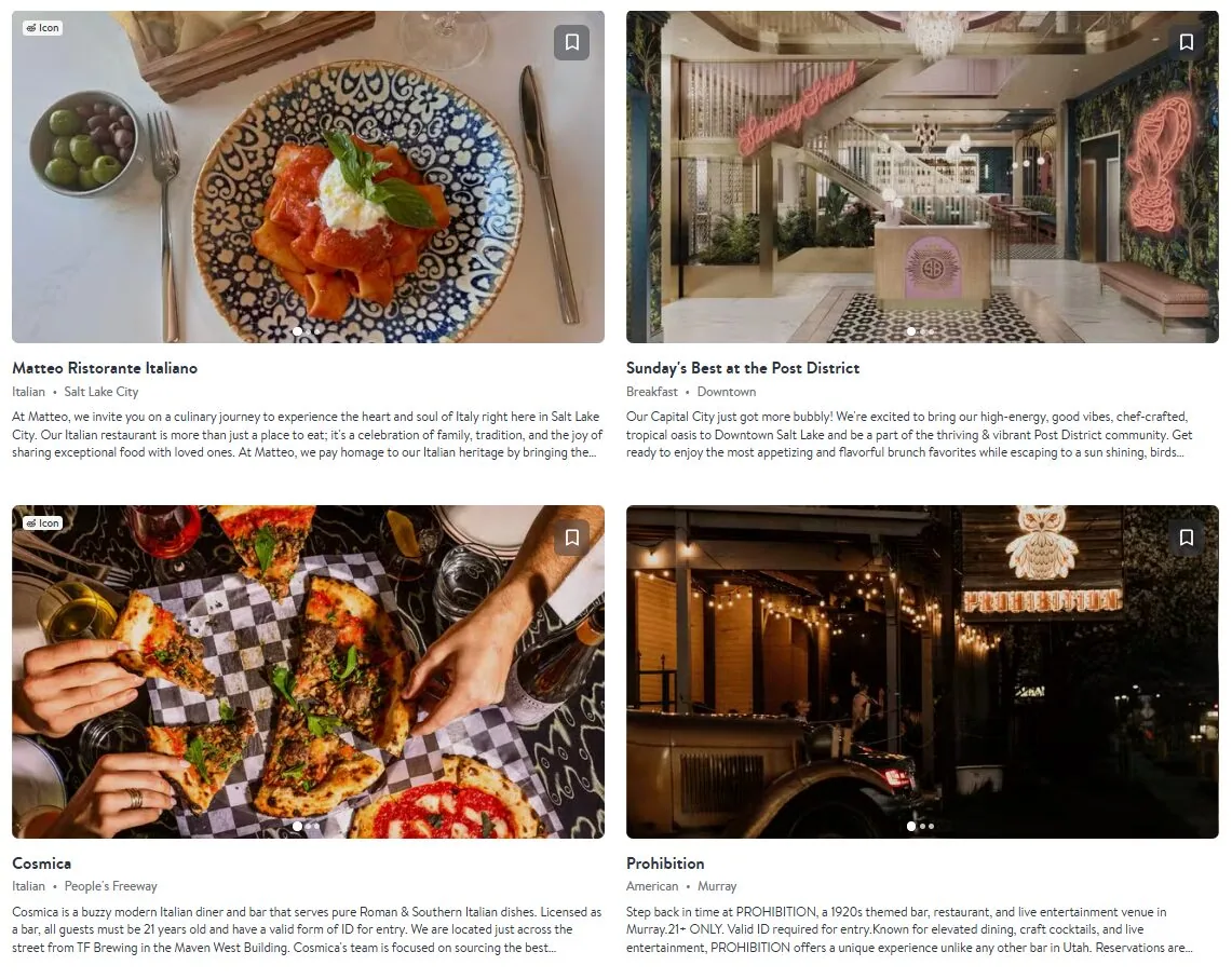 Chase Sapphire Reserve cardholders get restaurant credits at exclusive tables