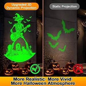 Halloween projector light available for $22.55 with promo code