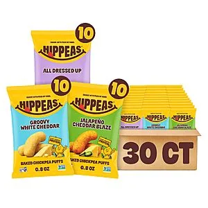 Hippeas Chickpea Puffs Variety Pack Available for Subscription Pricing