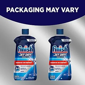 Dishwasher rinse aid available for under $21 per three-pack