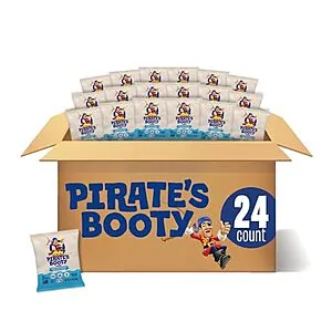 Amazon offers 24-pack of Pirate's Booty Cheese Puffs for $8.43 with Subscribe & Save